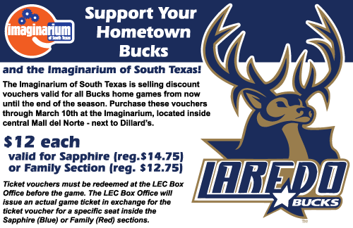 Laredo Bucks Discount Vouchers